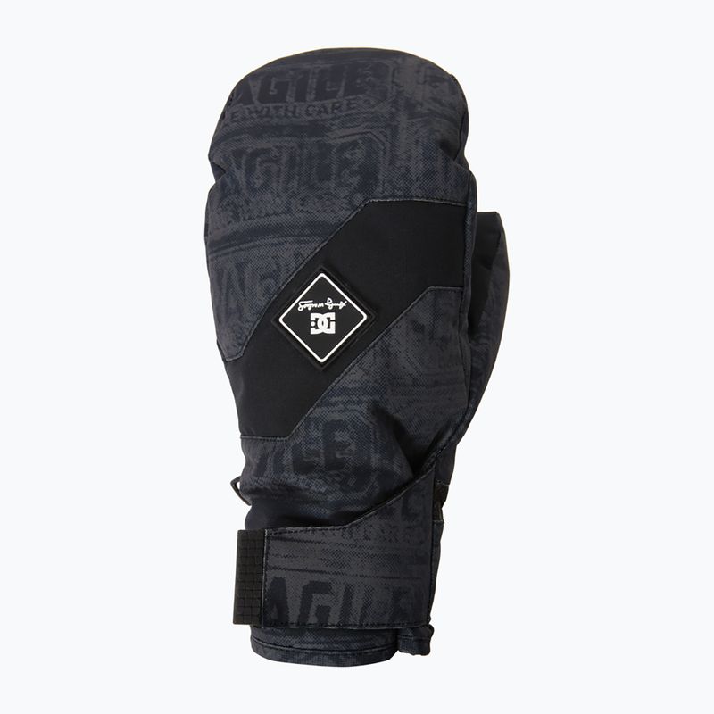 Herren Snowboard Handschuhe DC AW Franchise Mitten schwarz zerbrechlich 6