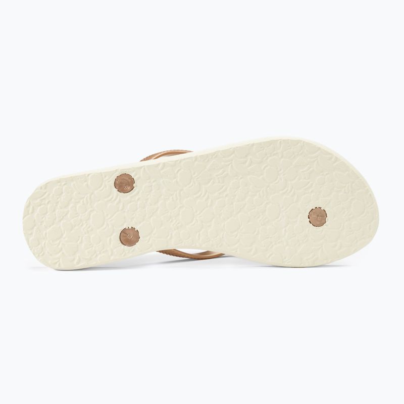 ROXY Bermuda Print Damen Flip Flops Pfirsich Creme