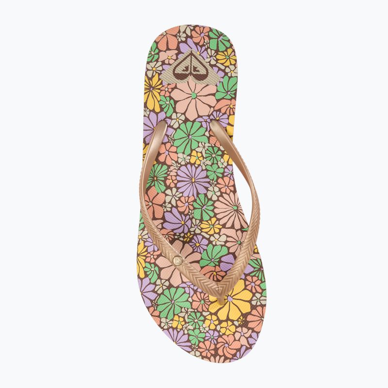 ROXY Bermuda Print Damen Flip Flops braun combo