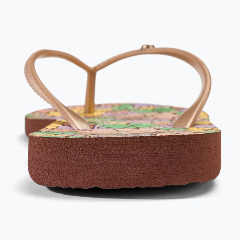 ROXY Bermuda Print Damen Flip Flops braun combo