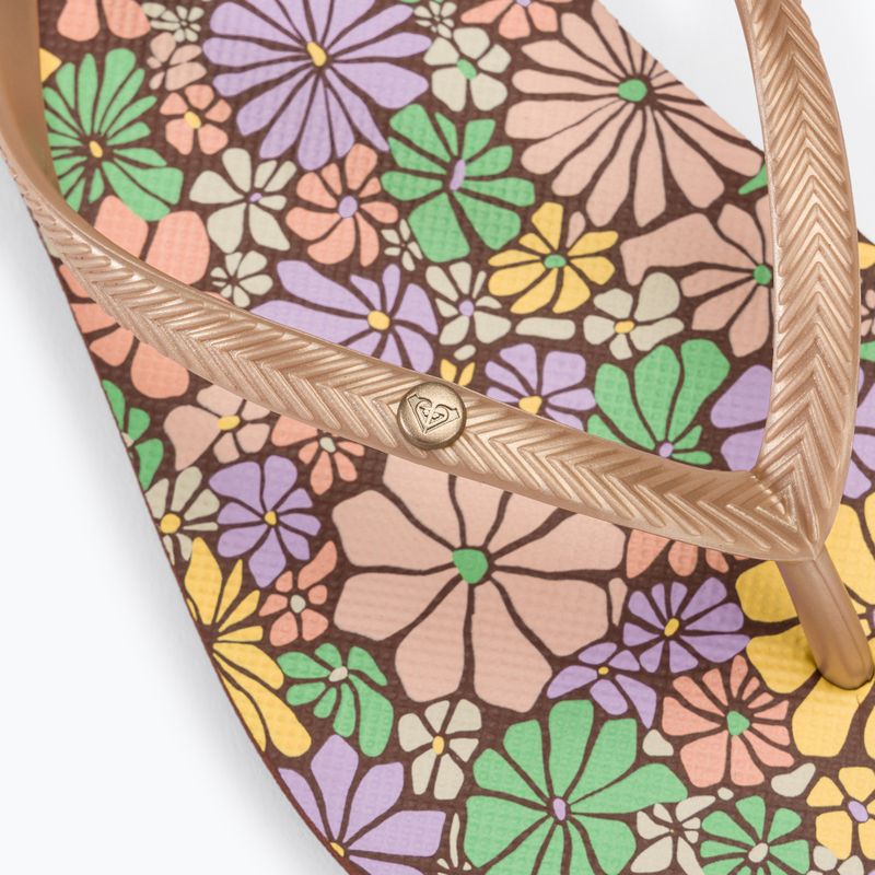 ROXY Bermuda Print Damen Flip Flops braun combo