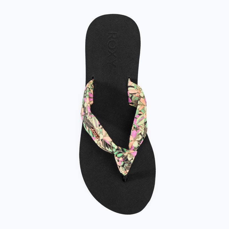 ROXY Paia V Damen Flip Flops schwarz/rosa/kalkweich 5