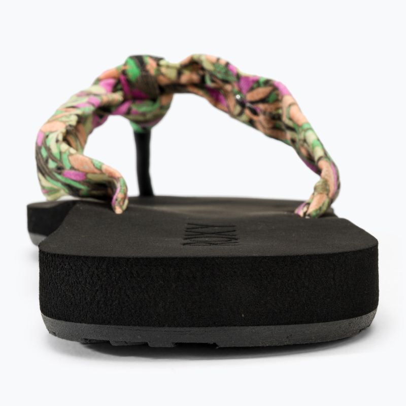 ROXY Paia V Damen Flip Flops schwarz/rosa/kalkweich 6