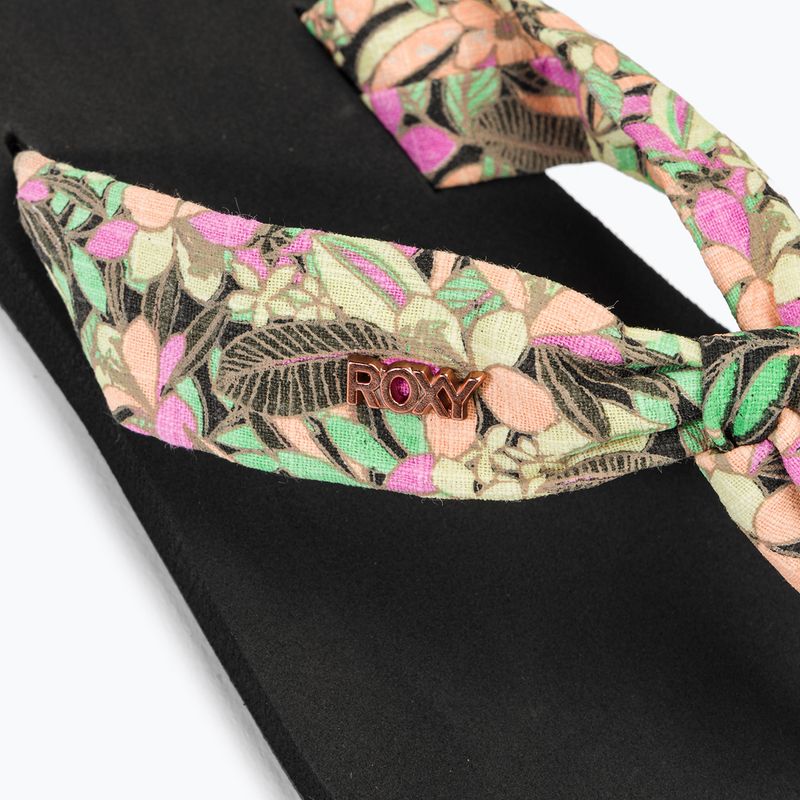 ROXY Paia V Damen Flip Flops schwarz/rosa/kalkweich 8