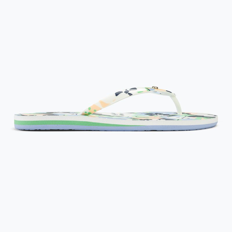 Damen ROXY Portofino III soft limette/meeresfarben Flip Flops 2