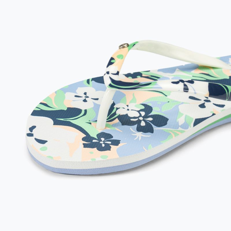 Damen ROXY Portofino III soft limette/meeresfarben Flip Flops 8