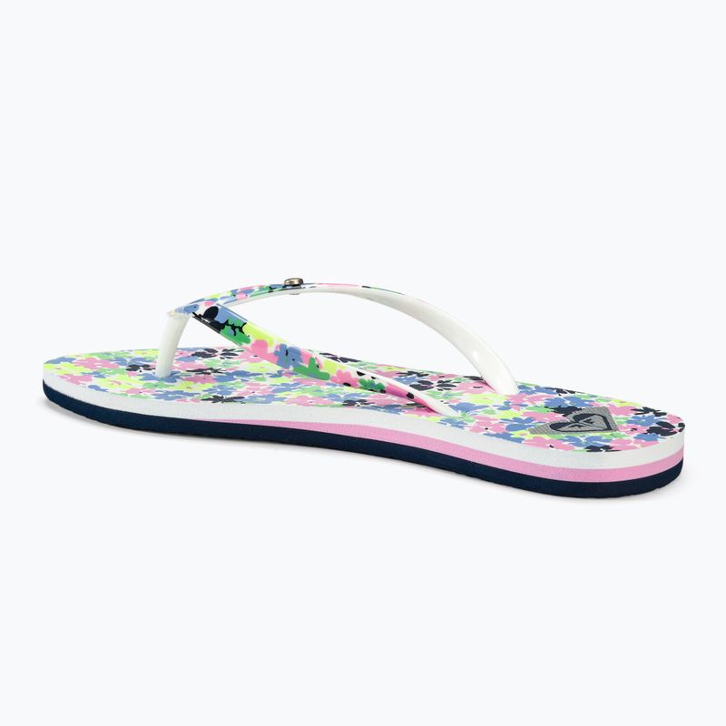 ROXY Portofino III Damen Flip Flops Kombi blau/viridian grün 3