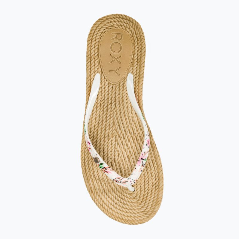 ROXY South Beach III Damen Flip Flops weiß/rosa 5