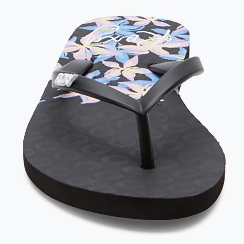 ROXY Viva Stamp II Damen Flip Flops schwarz/boysenberry