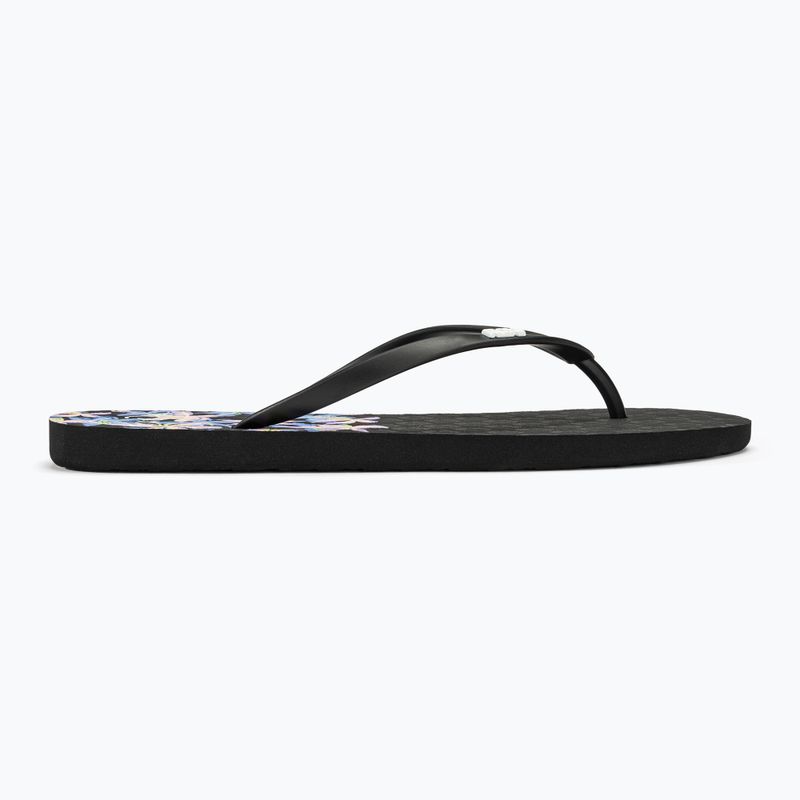 ROXY Viva Stamp II Damen Flip Flops schwarz/boysenberry 2