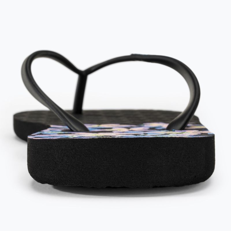 ROXY Viva Stamp II Damen Flip Flops schwarz/boysenberry