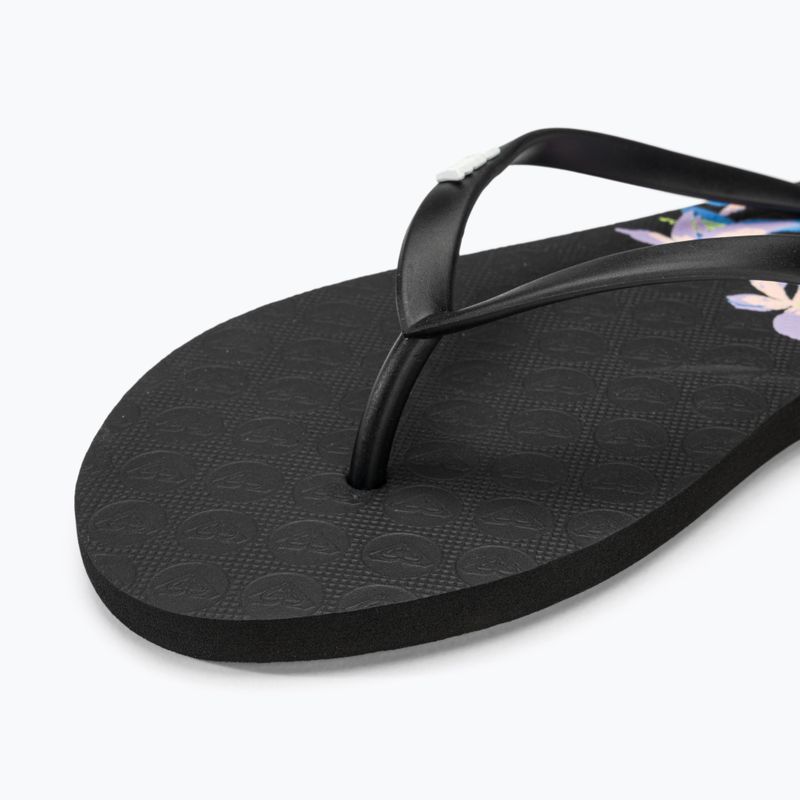 ROXY Viva Stamp II Damen Flip Flops schwarz/boysenberry