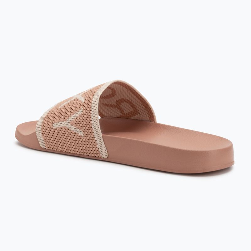 Damen ROXY Slippy Knit Weizen/Türkischer Kaffee Flip-Flops 3
