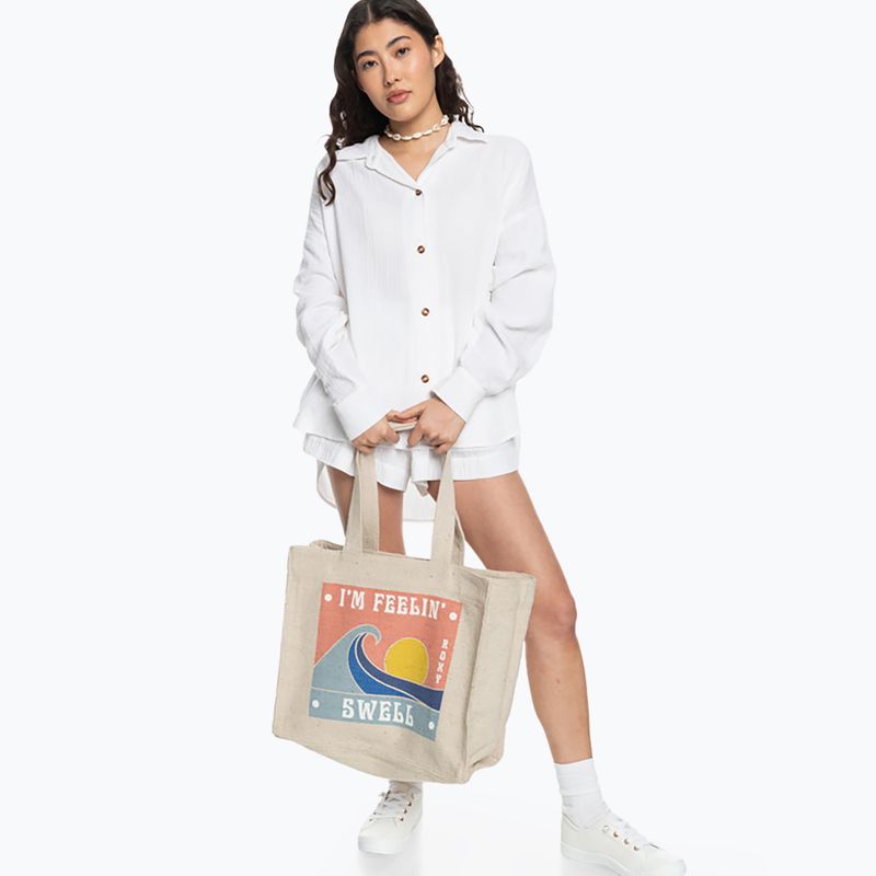 ROXY Drink The Wave Tote Tapioka-Tasche für Frauen