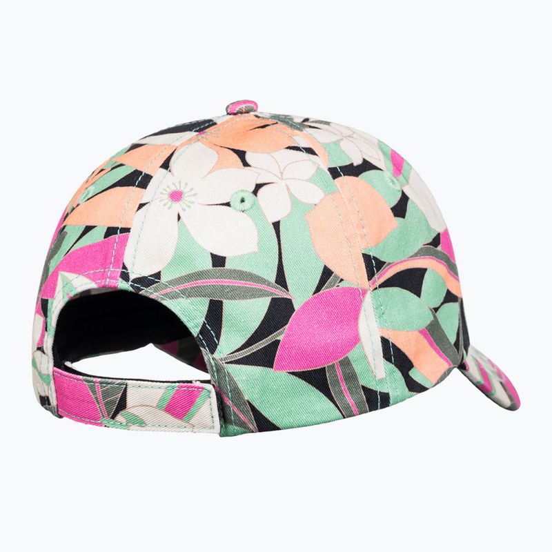 Damen ROXY Toadstool Bedruckte anthrazitfarbene Palmenlied Baseballkappe