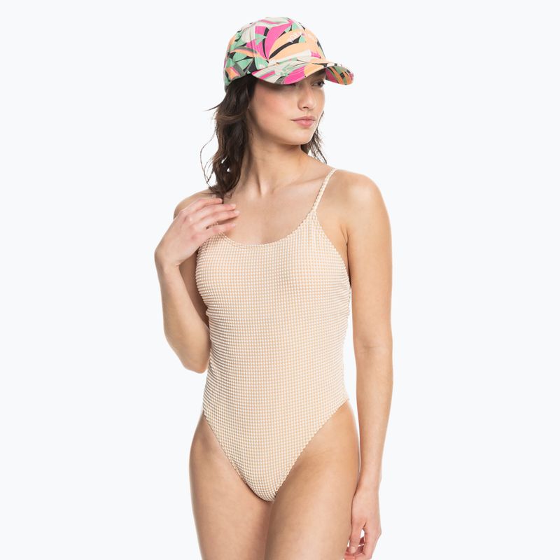 Damen ROXY Toadstool Bedruckte anthrazitfarbene Palmenlied Baseballkappe