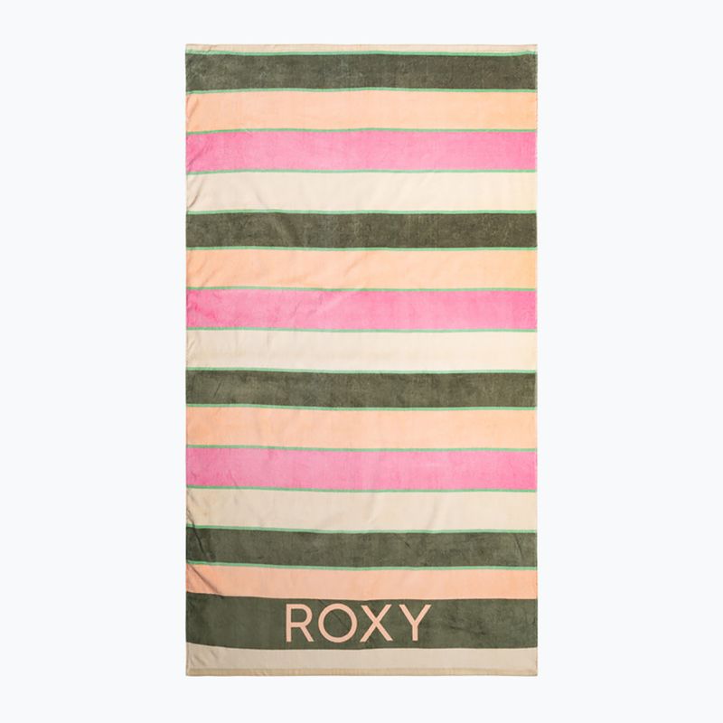 ROXY Cold Water Bedrucktes Handtuch agave grün sehr vista streifen