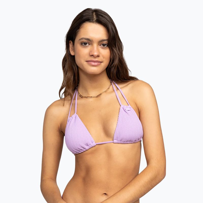 ROXY Aruba Mini Tiki Tri Krokusblüten-Badeanzugoberteil 2