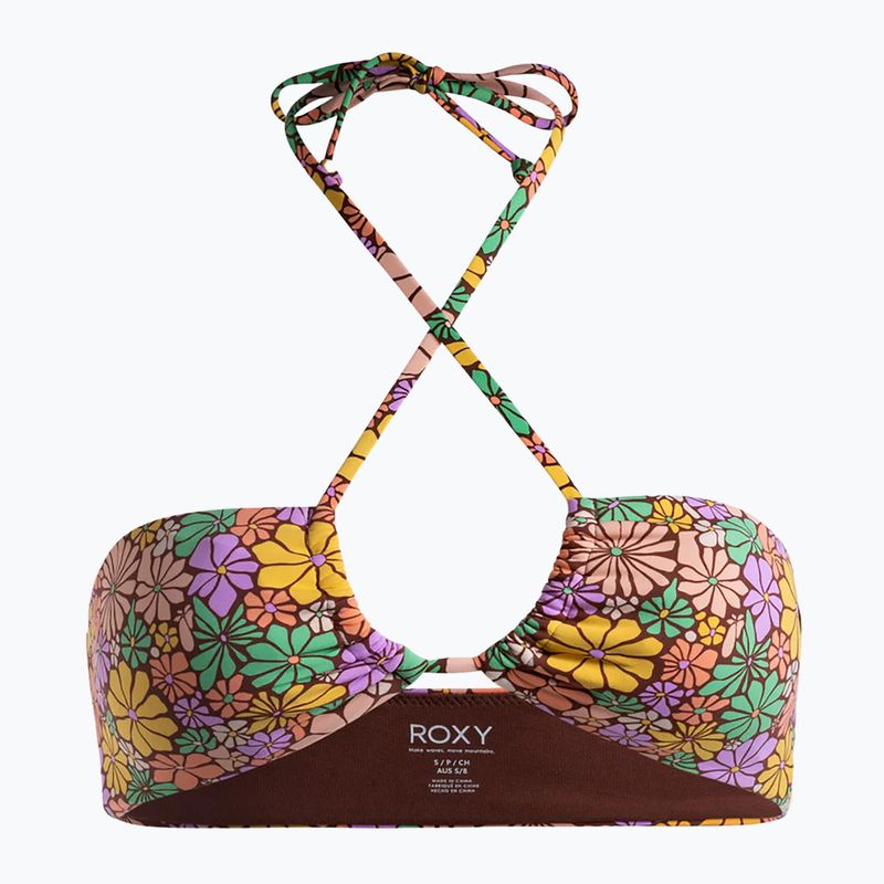 ROXY All About Sol Bandeau-Badeanzug Top Root Beer All About Sol Mini 2