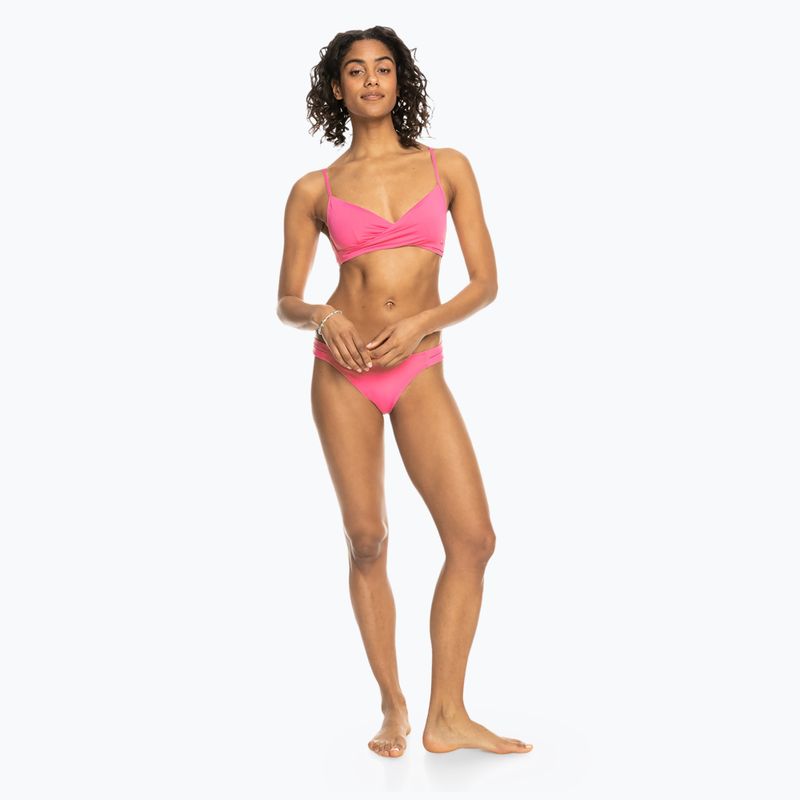 ROXY Beach Classics Wrap Badeanzug Top Shocking Pink