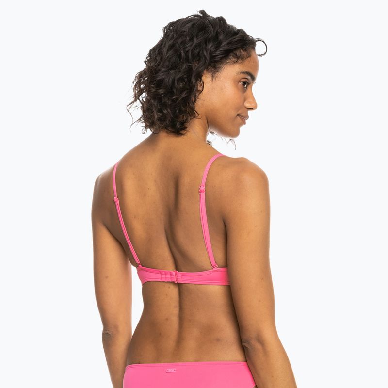 ROXY Beach Classics Wrap Badeanzug Top Shocking Pink