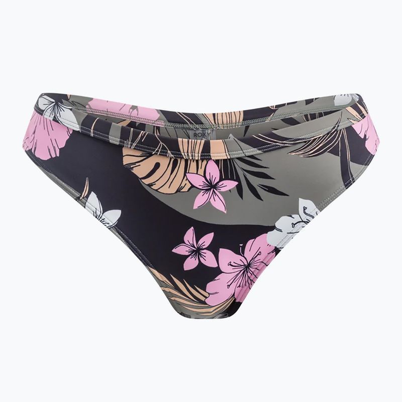 ROXY Pro The Snap Turn Cheeky anthrazit classic pro surf Badeanzug unten
