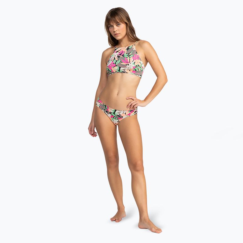 ROXY Printed Beach Classics Moderate anthrazit palme song s badeanzug unten