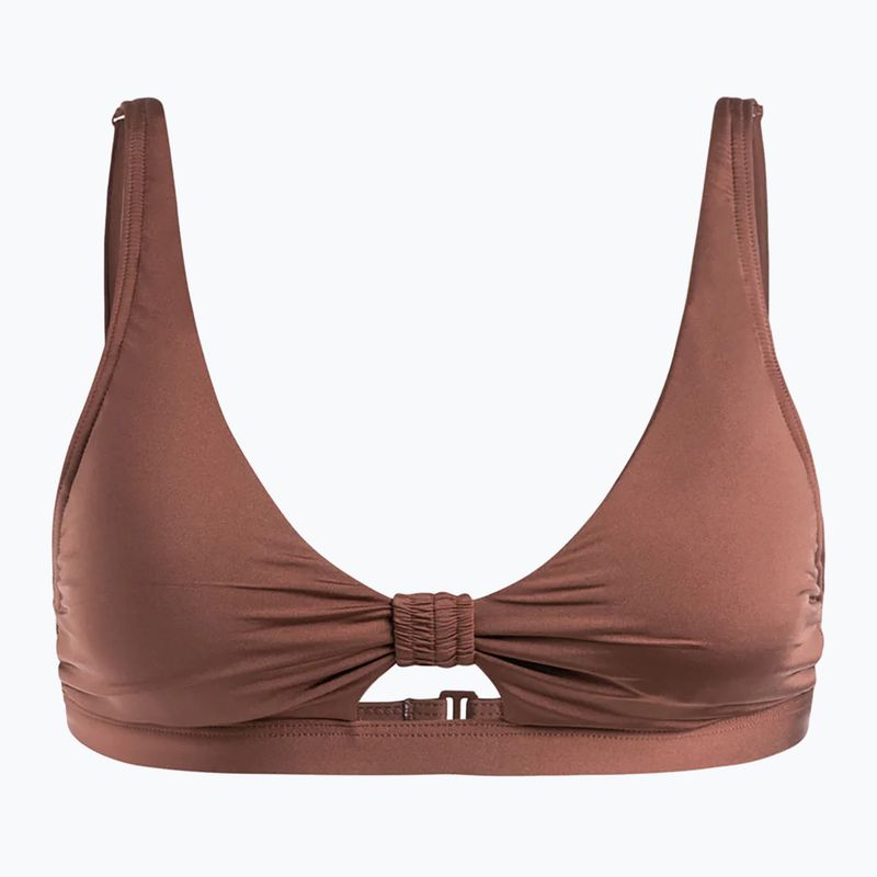 ROXY Silky Island Root Beer Badeanzug Top