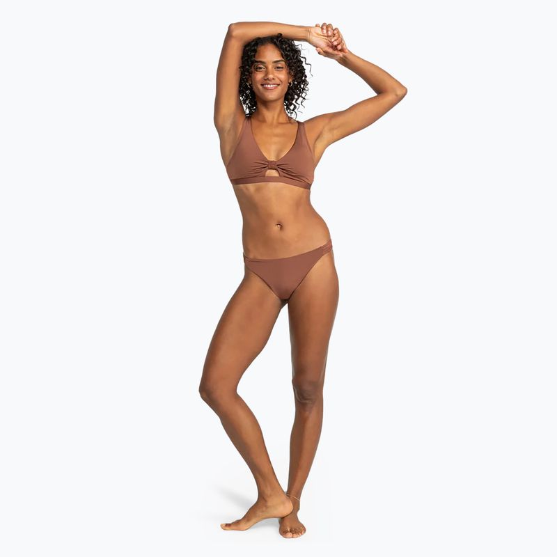 ROXY Silky Island Root Beer Badeanzug Top