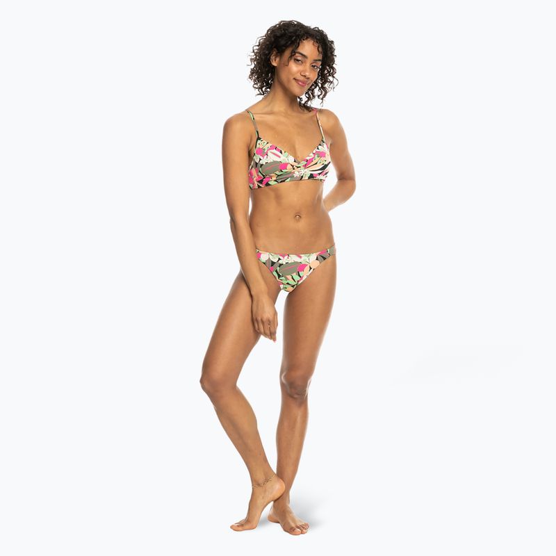 ROXY Printed Beach Classics Wickel-Badeanzug Top anthrazit Palmenlied s