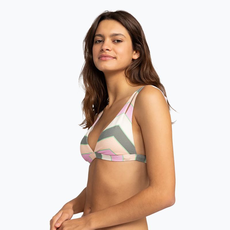 ROXY Vista Stripe Tri agave grün sehr vista streifen badeanzug top