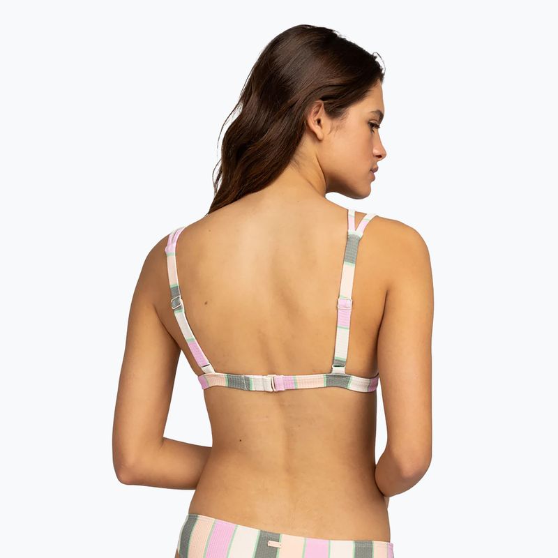 ROXY Vista Stripe Tri agave grün sehr vista streifen badeanzug top