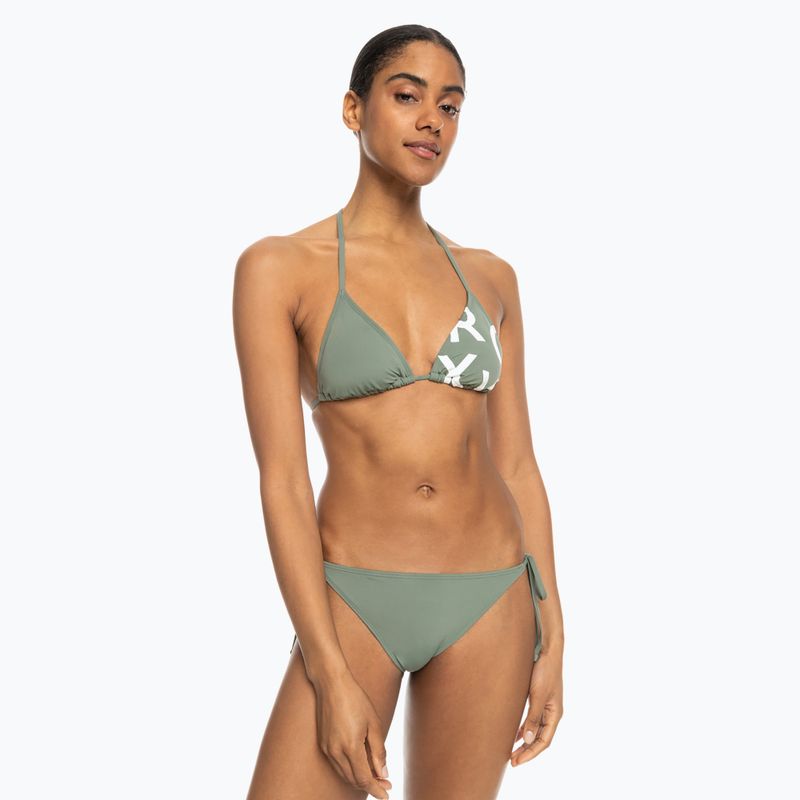 Zweiteiliger Damen-Badeanzug ROXY Beach Classics Tie Side agave grün 3
