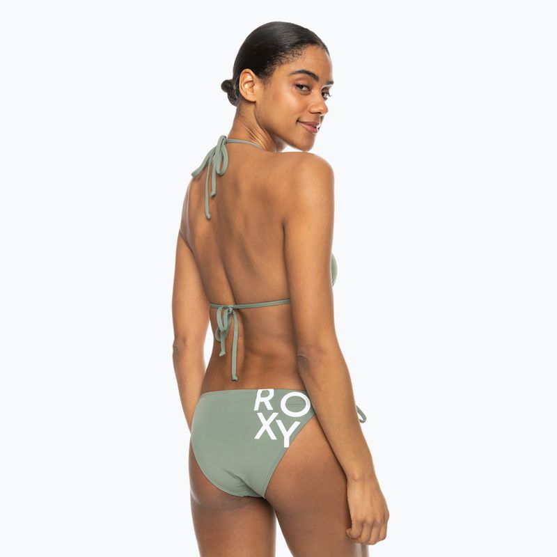 Zweiteiliger Damen-Badeanzug ROXY Beach Classics Tie Side agave grün 6