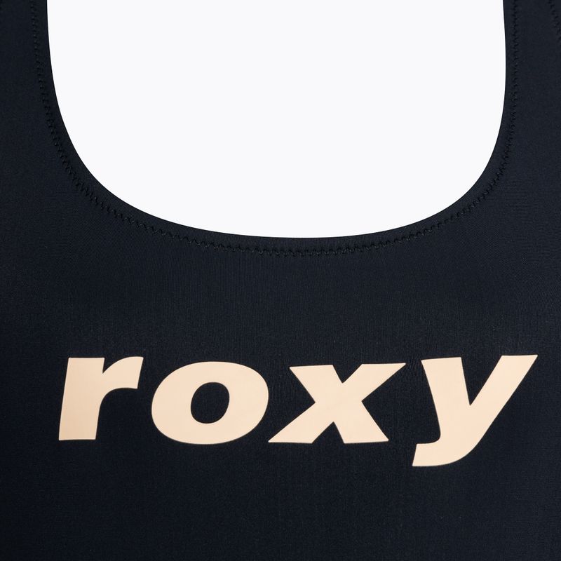Einteiliger Damen-Badeanzug ROXY Active Cross anthrazit