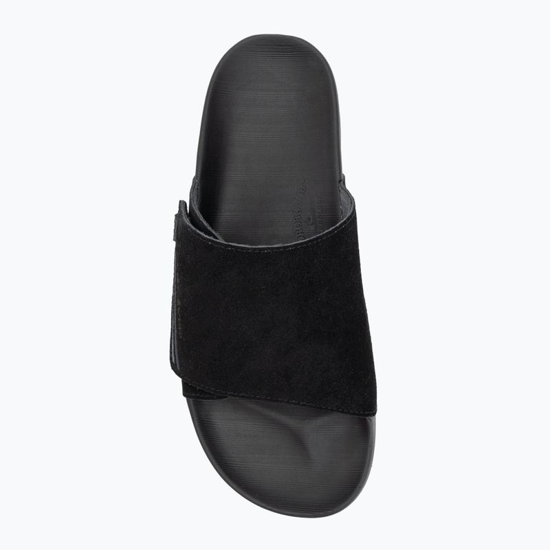 Quiksilver Rivi Suede Herren Flip-Flops schwarz 1 5