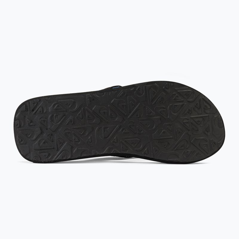 Herren Quiksilver Molokai Layback II Flip Flops blau / blau / orange