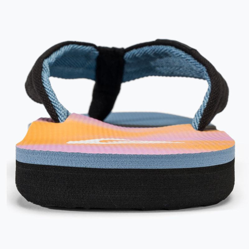 Herren Quiksilver Molokai Layback II Flip Flops blau / blau / orange