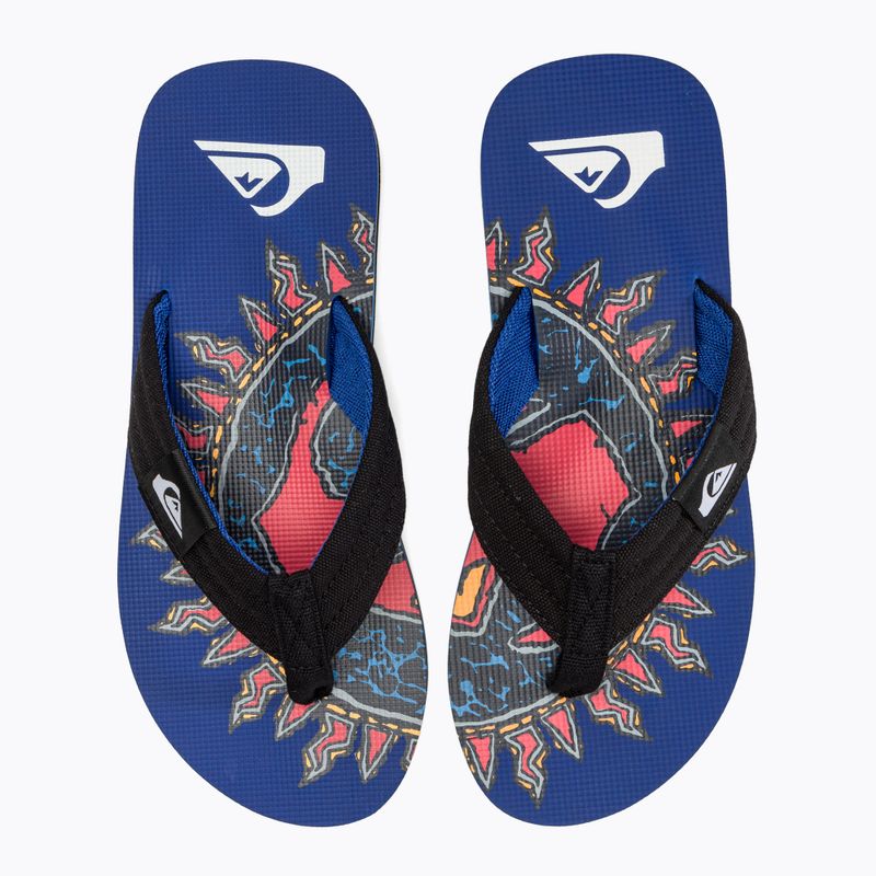 Herren Quiksilver Molokai Layback II Flip Flops blau 4 8