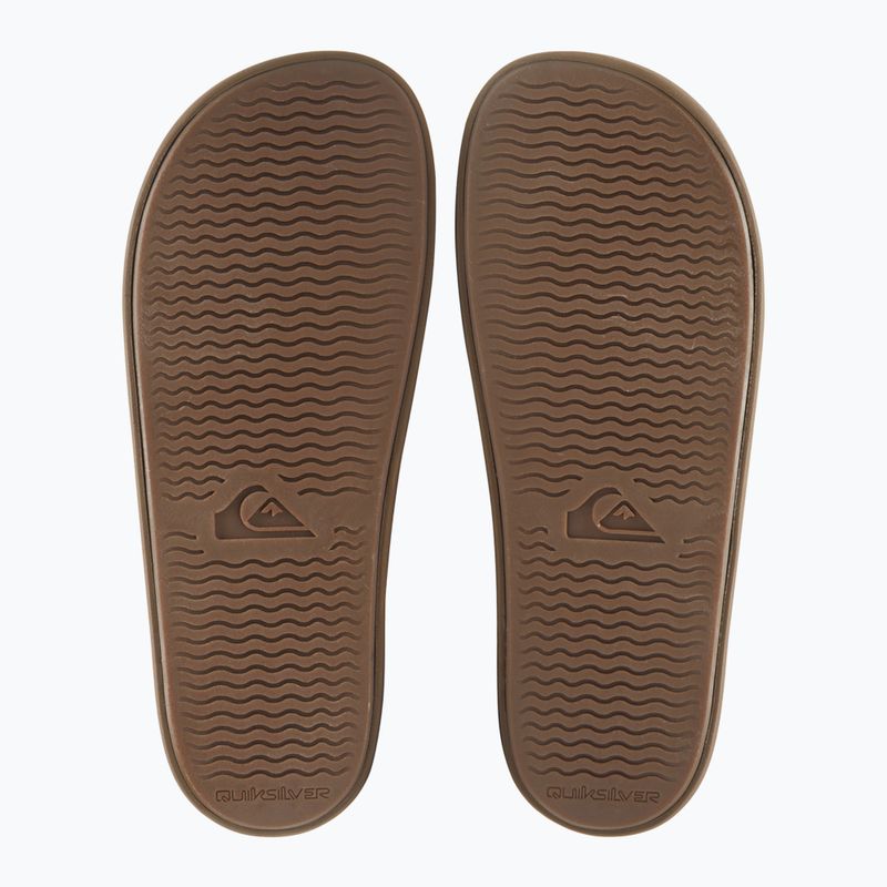 Quiksilver Rivi Suede Herren Flip-Flops hellbraun 1 4