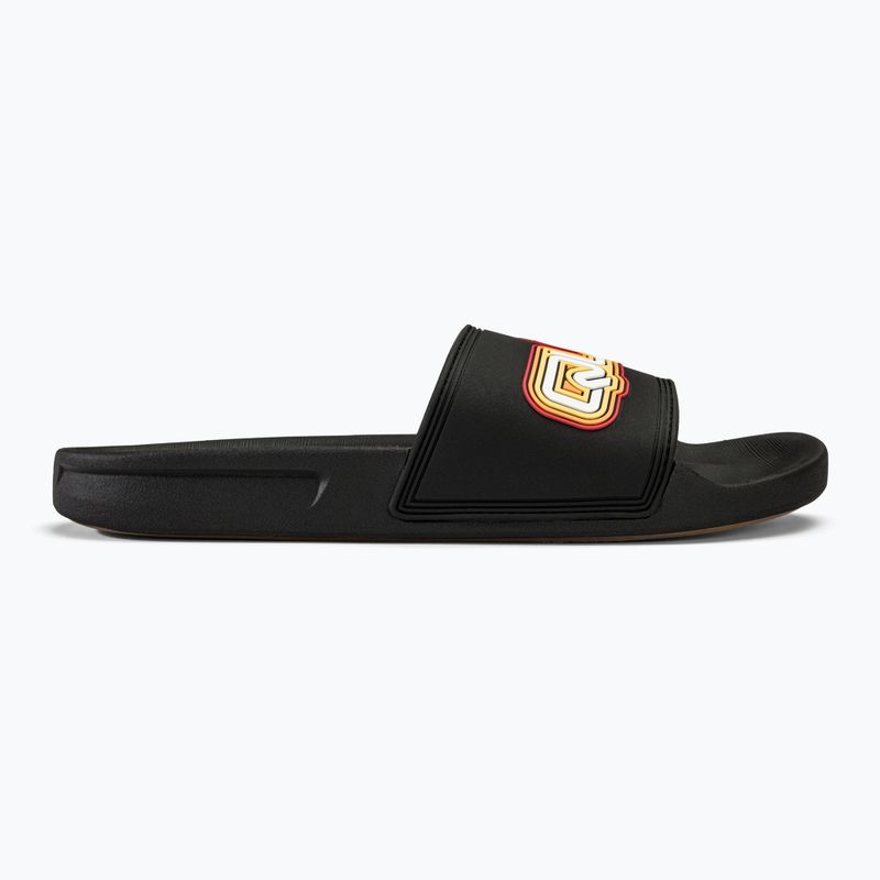 Quiksilver Herren Rivi Wordmark Slide II schwarz 2 Flip-Flops 2