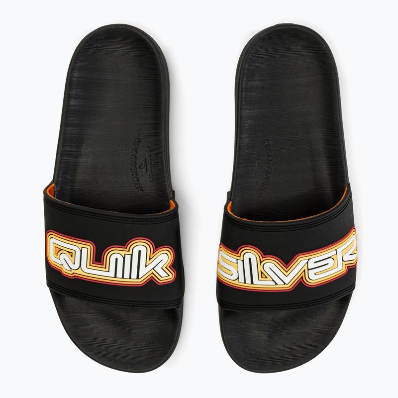 Quiksilver Herren Rivi Wordmark Slide II schwarz 2 Flip-Flops 8