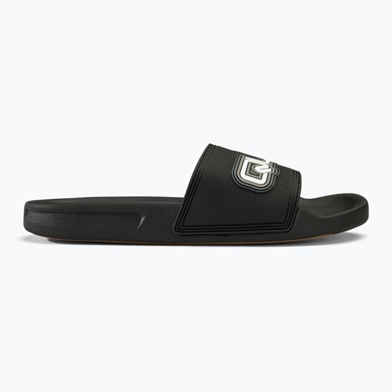 Quiksilver Herren Rivi Wordmark Slide II Flip-Flops schwarz 1 2