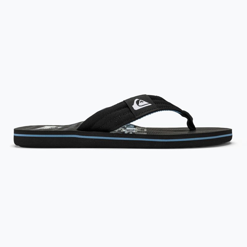 Herren Quiksilver Molokai Layback II Flip Flops schwarz3 2