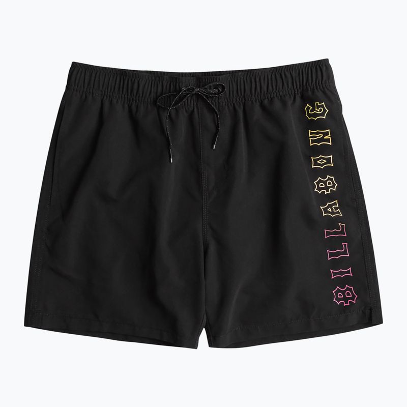 Herren Billabong All Day Heritage Layback schwimmen Shorts 16" schwarz