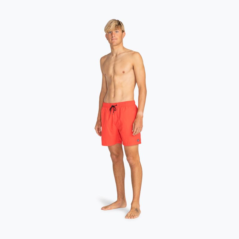Herren Badeshorts Billabong All Day Layback red hot 2