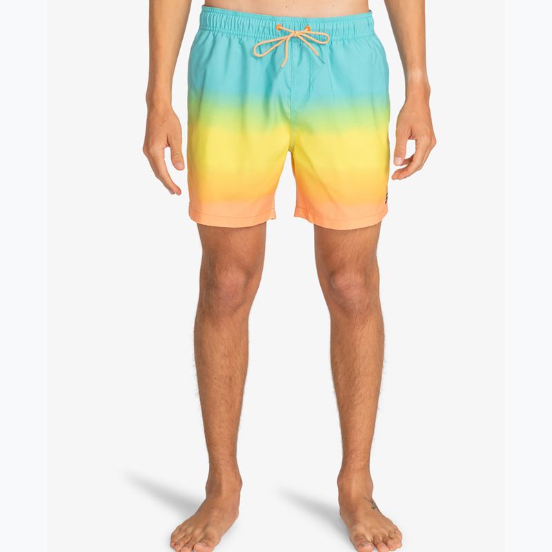 Herren Billabong All Day Fade Layback Papaya Badeshorts 3