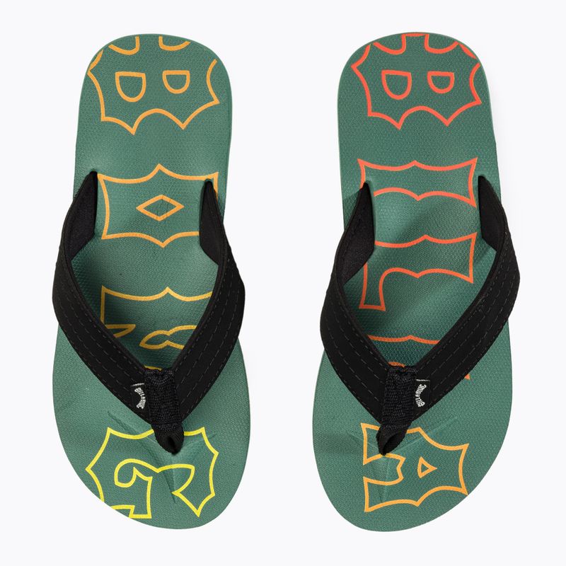 Herren Billabong All Day Theme Flip Flops Jade Stein 8