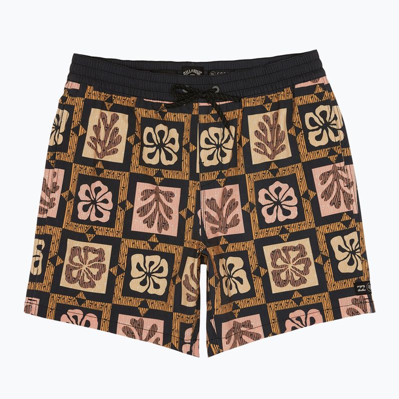 Herren Billabong Tiki Reef Layback Sonnenuntergang Schwimmen Shorts