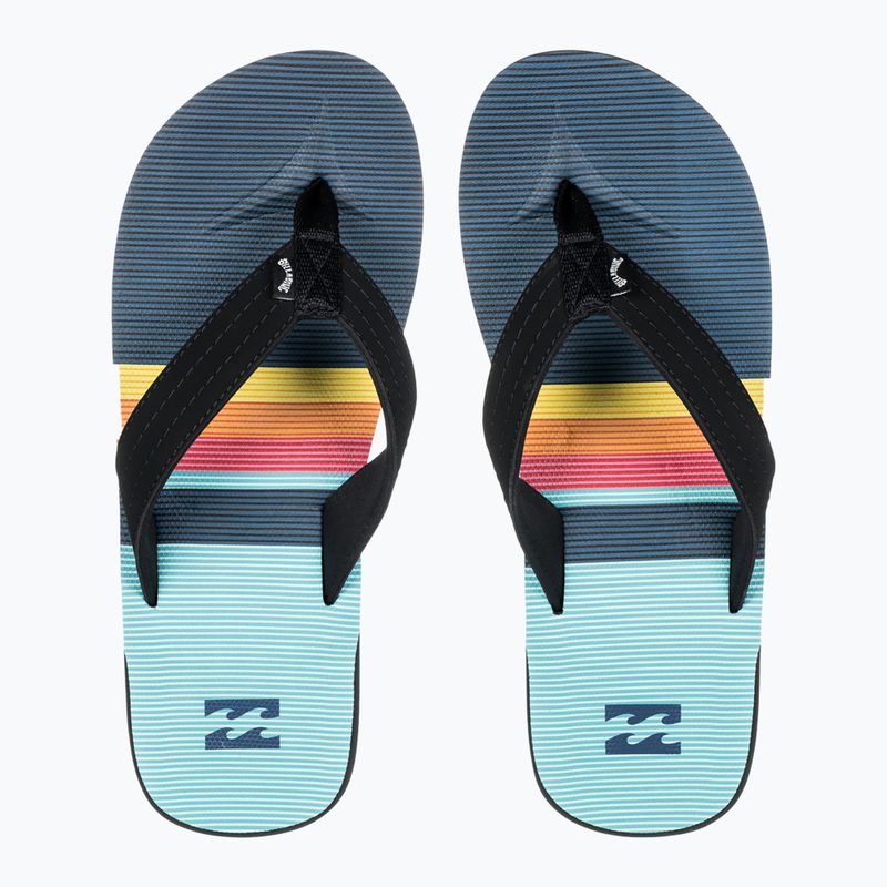 Herren Billabong All Day Theme Flip Flops schwarz 9